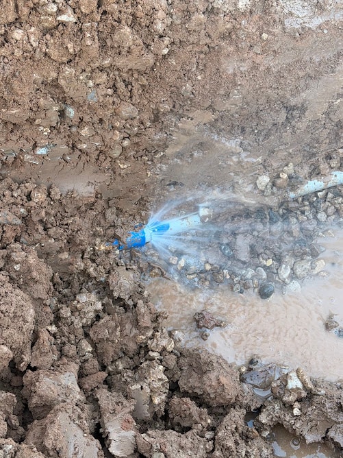 Pipe leak repair by MBR Construction Services in St. George, Utah