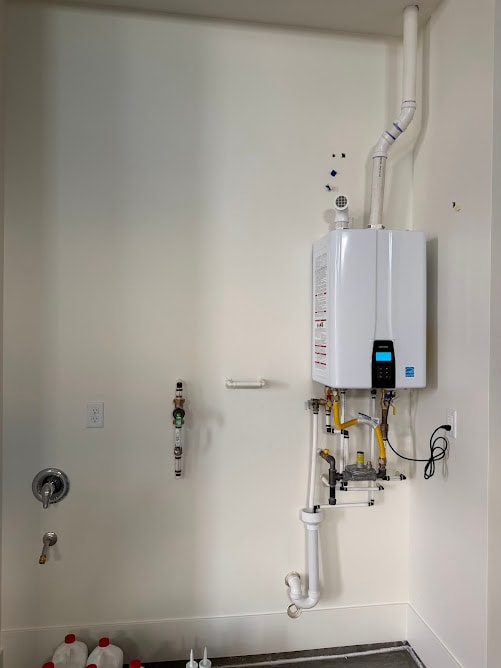 Tankless water heater installation by MBR Construction Services in St. George